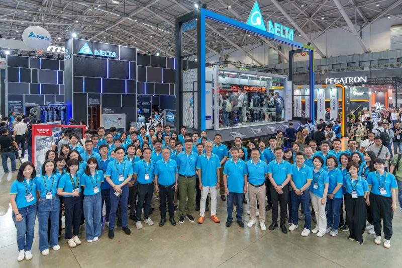 台达 COMPUTEX 实力展现，力推 800V HVDC 架构和 AI 货柜型资料中心方案